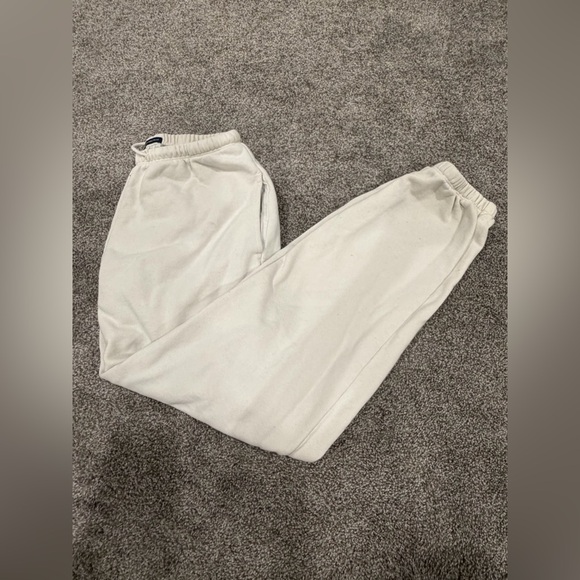 Brandy Melville Pants - Brandy Melville Cream Sweatpants